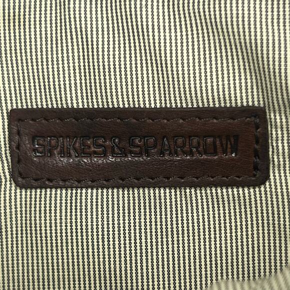 Spikes & Sparrow Dark Brown Buffalo Leather Tablet Case iPad Sleeve Bag 11x9.5 - Picture 9 of 11